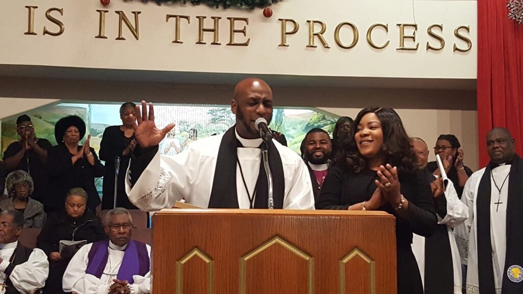 Pastoral installation of Pastor Charles E. Wilson
